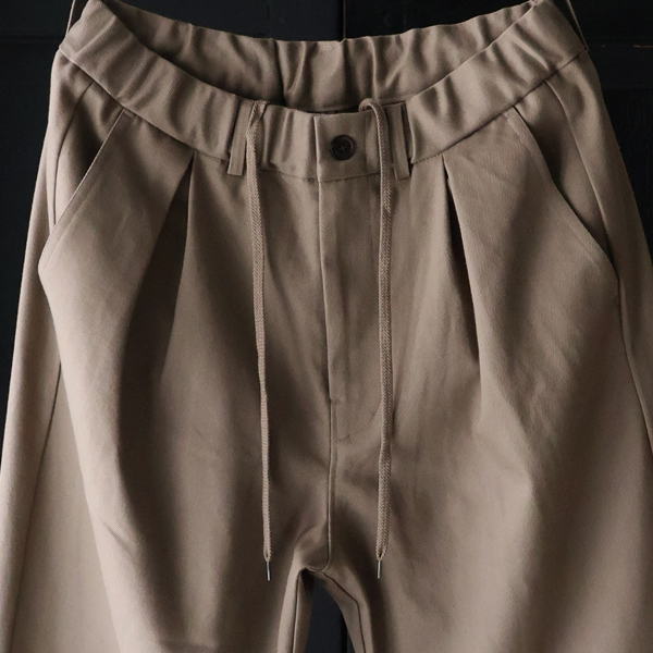 画像21: 「遠州」11オンス ヘビーカツラギ BOXタック ワイド イージーパンツ【MADE IN JAPAN】『日本製』【送料無料】/ Upscape Audience (21)