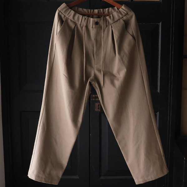 画像11: 「遠州」11オンス ヘビーカツラギ BOXタック ワイド イージーパンツ【MADE IN JAPAN】『日本製』【送料無料】/ Upscape Audience (11)