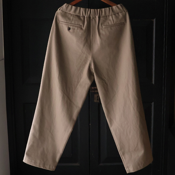 画像12: 「遠州」11オンス ヘビーカツラギ BOXタック ワイド イージーパンツ【MADE IN JAPAN】『日本製』【送料無料】/ Upscape Audience (12)