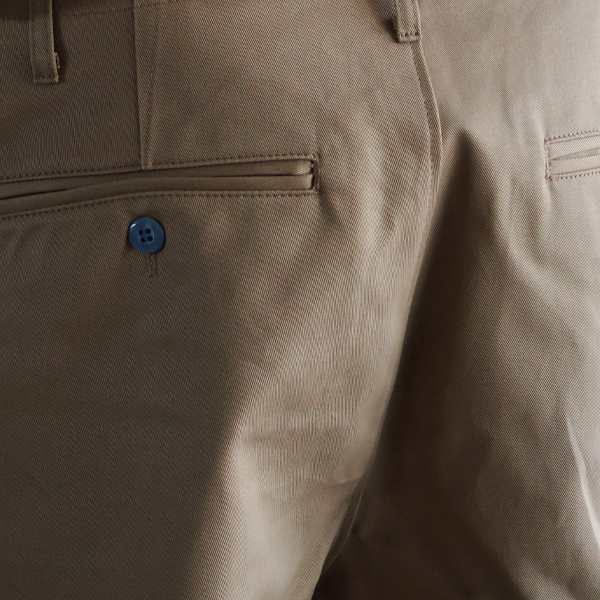 画像15: 「備中」ワーカーズチノUS ARMY M-41 ワイドストレート イージーパンツ【MADE IN JAPAN】『日本製』【送料無料】/ Upscape Audience (15)