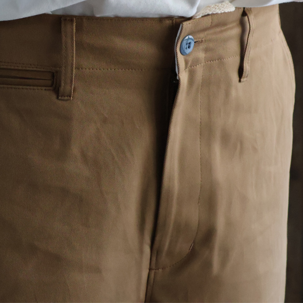 画像17: 「備中」ワーカーズチノUS ARMY M-41 ワイドストレート イージーパンツ【MADE IN JAPAN】『日本製』【送料無料】/ Upscape Audience (17)