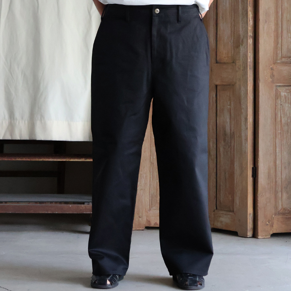画像3: 「備中」ワーカーズチノUS ARMY M-41 ワイドストレート イージーパンツ【MADE IN JAPAN】『日本製』【送料無料】/ Upscape Audience (3)