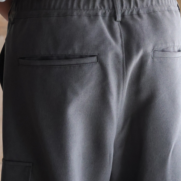 画像14: Naturemier™（ナチュレミア）TECH リネンライクトロピカル ワイドストレート イージーカーゴパンツ【MADE IN JAPAN】『日本製』【送料無料】/ Upscape Audience (14)