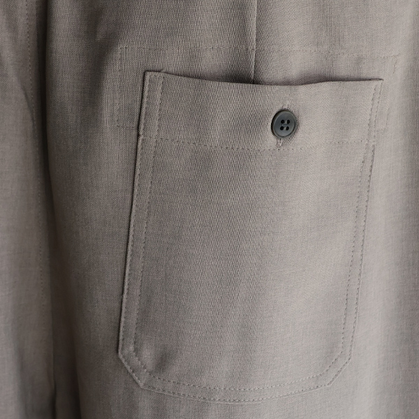 画像18: Naturemier™（ナチュレミア）TECH リネンライクトロワッシャー 1タック カーヴド ドロストパンツ【MADE IN JAPAN】『日本製』【送料無料】/ Upscape Audience (18)