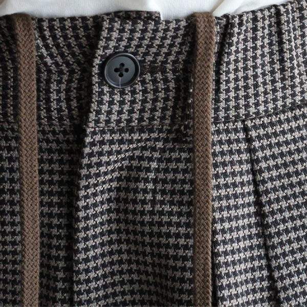 画像13: スマートT/R ジャパニーズ トラディショナルパターン 2タック ワイド ドロストパンツ【MADE IN JAPAN】『日本製』【送料無料】/ Upscape Audience (13)