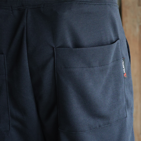 画像10: POLARTEC®(ポーラテック) POWER DRY® (パワードライ) 鹿の子 2タック ドロストショーツ【MADE IN JAPAN】『日本製』 / Upscape Audience (10)