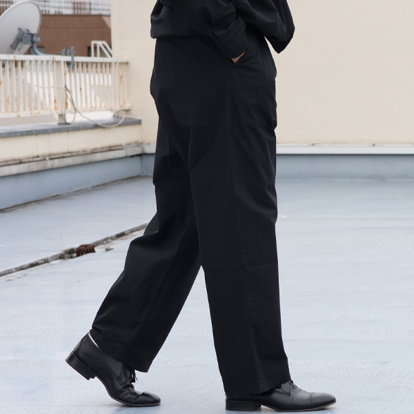 画像5: ピグメント 馬布 (ホースクロス) 2タック ワイド イージーパンツ /Audience (5)