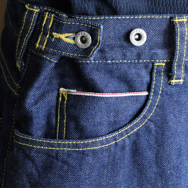 画像10: 「備中」12.5oz セルヴィッチ 赤耳デニム 5ポケ アジャスターワイドパンツ【MADE IN JAPAN】『日本製』【送料無料】/ Upscape Audience (10)
