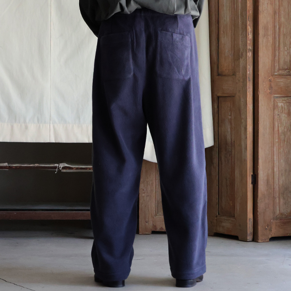 画像5: アンチピリング フリース ダブルニー ワイドイージーパンツ『日本製』【送料無料】 / Upscape Audience (5)