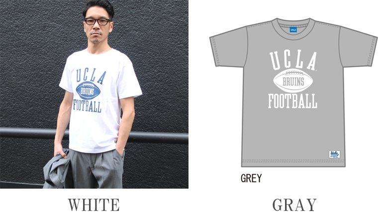 画像: 【RE PRICE / 価格改定】6.2オンス丸胴BODY UCLA"FOOTBALLオールドプリント"TEE / Audience