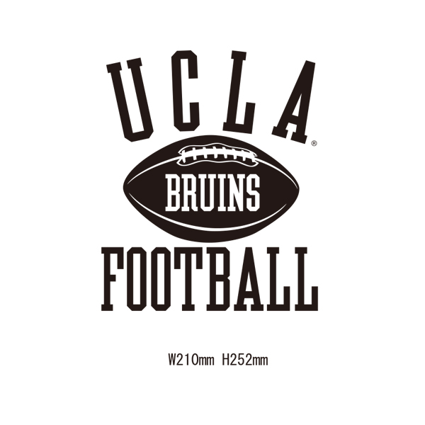 画像: 【RE PRICE / 価格改定】6.2オンス丸胴BODY UCLA"FOOTBALLオールドプリント"TEE / Audience