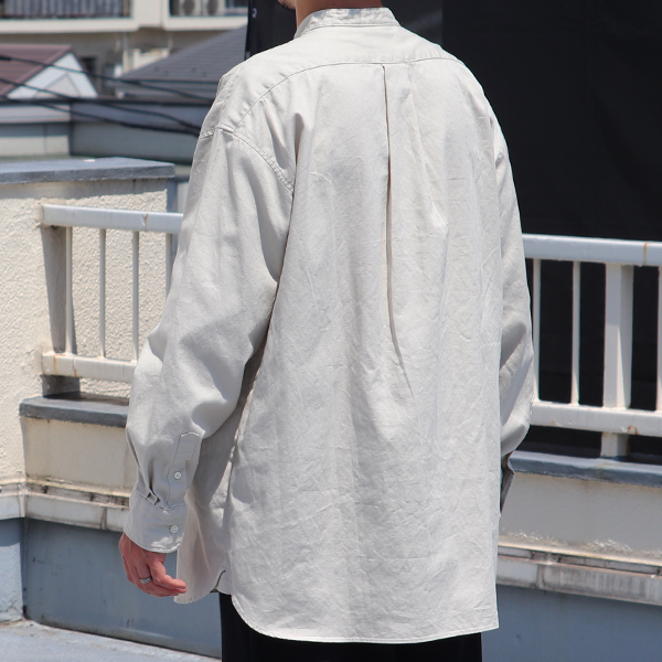 画像6: 6オンス オックスフォード プルオーバー 長袖 ボクシーシャツ【MADE IN JAPAN】『日本製』/ Upscape Audience (6)