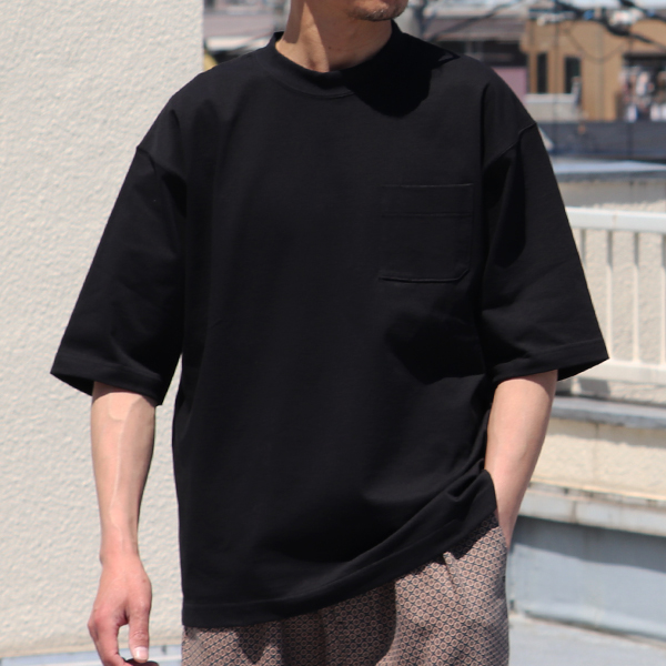 画像7: VORTEX8オンス（MVS天竺）グラスポケ付き クルーネック ハーフスリーブ テーパードTシャツ【MADE IN JAPAN】『日本製』/ Upscape Audience (7)