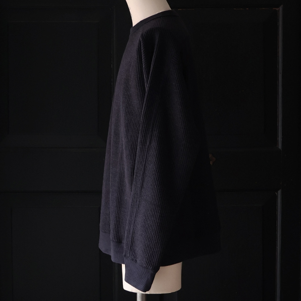 画像27: ウールビッグワッフル クルーネック ニットソー【MADE IN JAPAN】『日本製』 / Upscape Audience (27)