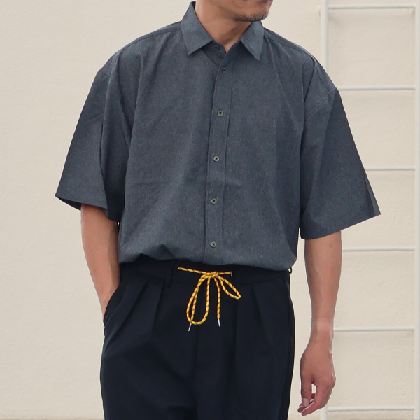 画像6: Prime Flex®(プライムフレックス) x Dot Air® (ドットエア) 2WAYストレッチ レギュラーカラー ハーフスリーブシャツ【MADE IN JAPAN】『日本製』/ Upscape Audience (6)