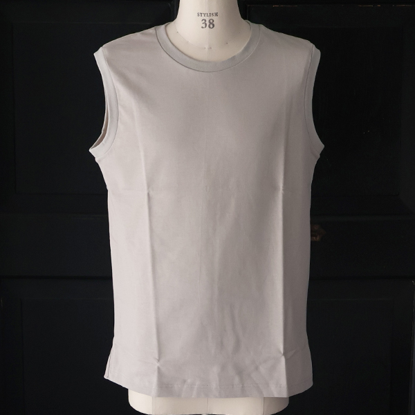 画像2: VORTEX 8オンス（MVS天竺）サイドスリット ノースリーブ Tシャツ【MADE IN JAPAN】『日本製』/ Upscape Audience (2)