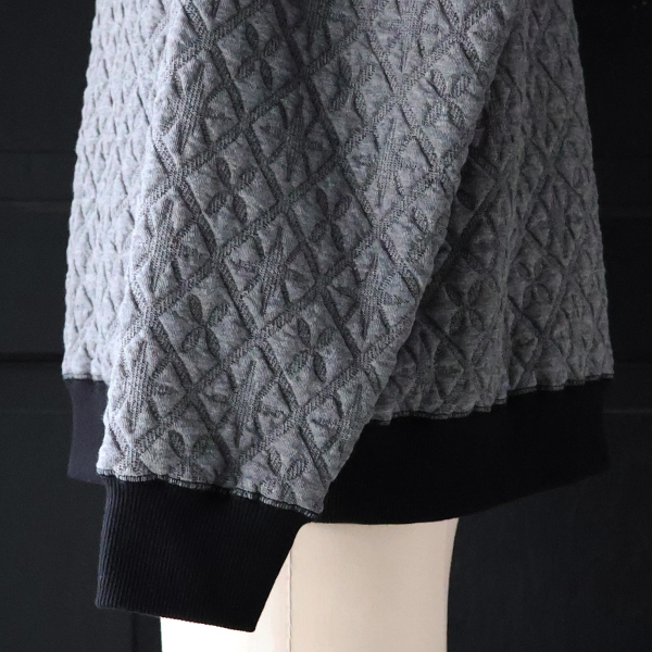 画像27: 「尾州」コットンキルト 布帛ヘンリーネック【MADE IN JAPAN】『日本製』 / Upscape Audience (27)