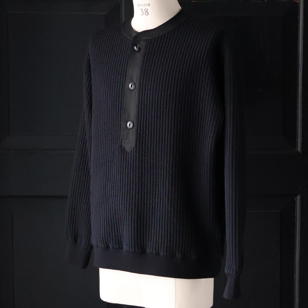 画像20: 「尾州」コットンキルト 布帛ヘンリーネック【MADE IN JAPAN】『日本製』 / Upscape Audience (20)