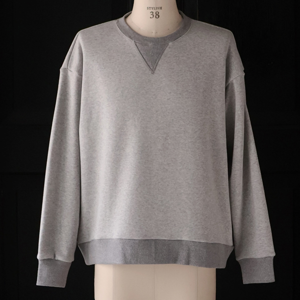 画像17: ボンバーヒート爆暖裏起毛 ガゼットクルーネック バルーンスウェット【MADE IN JAPAN】『日本製』 / Upscape Audience (17)