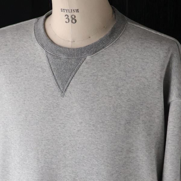 画像22: ボンバーヒート爆暖裏起毛 ガゼットクルーネック バルーンスウェット【MADE IN JAPAN】『日本製』 / Upscape Audience (22)