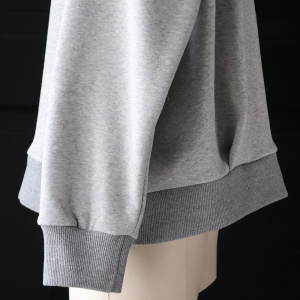 画像23: ボンバーヒート爆暖裏起毛 ガゼットクルーネック バルーンスウェット【MADE IN JAPAN】『日本製』 / Upscape Audience (23)