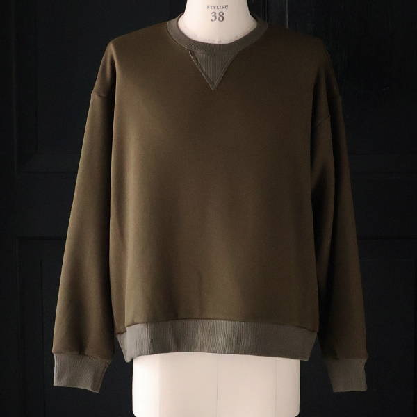 画像11: ボンバーヒート爆暖裏起毛 ガゼットクルーネック バルーンスウェット【MADE IN JAPAN】『日本製』 / Upscape Audience (11)