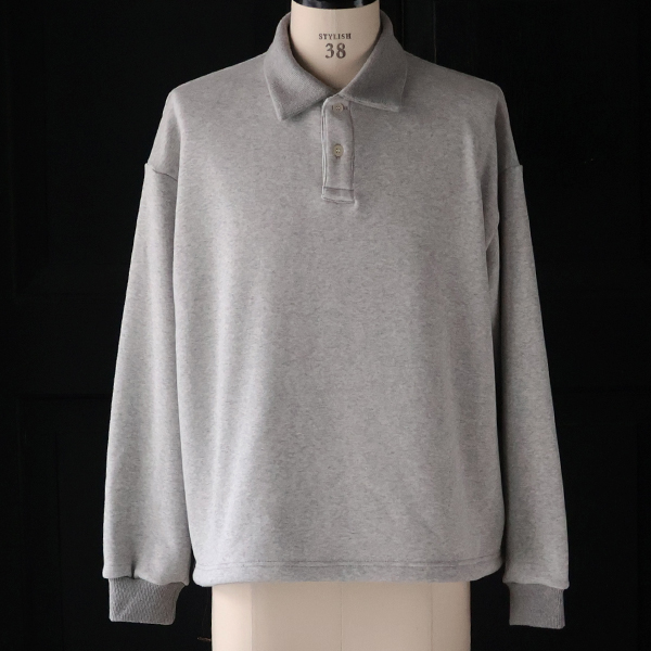 画像6: ボンバーヒート爆暖裏起毛 ヘムドローコード バルーン ポロスウェット【MADE IN JAPAN】『日本製』 / Upscape Audience (6)