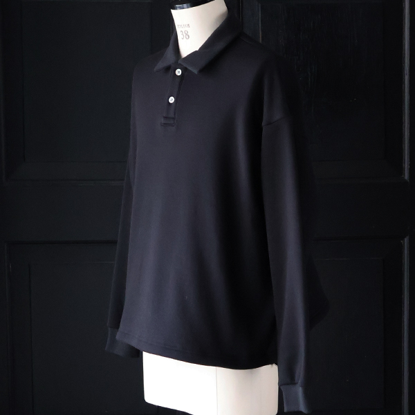 画像11: ボンバーヒート爆暖裏起毛 ヘムドローコード バルーン ポロスウェット【MADE IN JAPAN】『日本製』 / Upscape Audience (11)