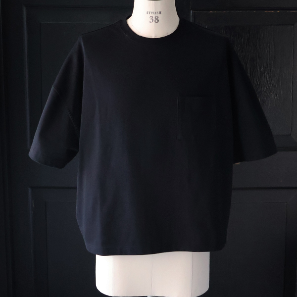 画像2: VORTEX 8オンス（MVS天竺）グラスポケット付き ボクシー クロップドTee【MADE IN JAPAN】『日本製』/ Upscape Audience (2)