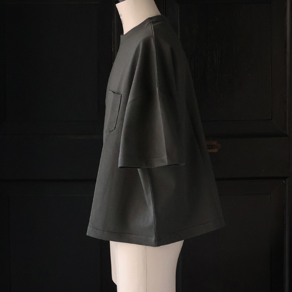 画像5: VORTEX 8オンス（MVS天竺）グラスポケット付き ボクシー クロップドTee【MADE IN JAPAN】『日本製』/ Upscape Audience (5)