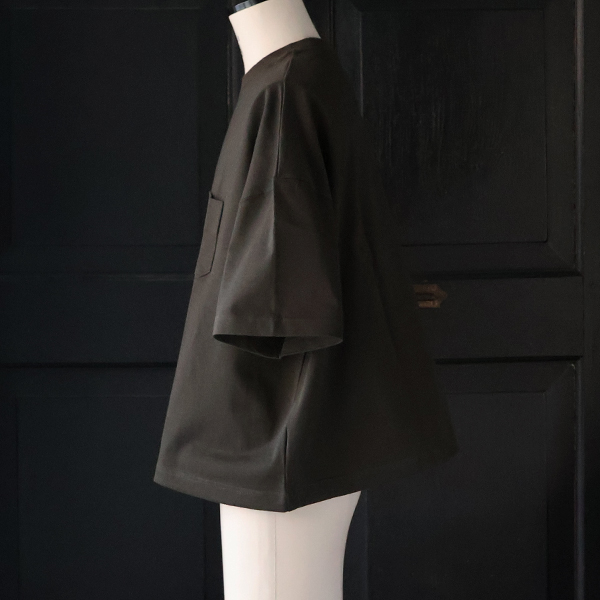 画像7: VORTEX 8オンス（MVS天竺）グラスポケット付き ボクシー クロップドTee【MADE IN JAPAN】『日本製』/ Upscape Audience (7)