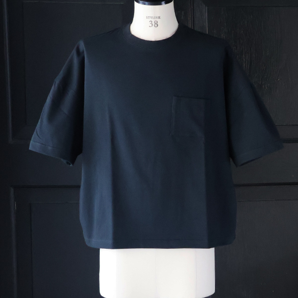 画像8: VORTEX 8オンス（MVS天竺）グラスポケット付き ボクシー クロップドTee【MADE IN JAPAN】『日本製』/ Upscape Audience (8)