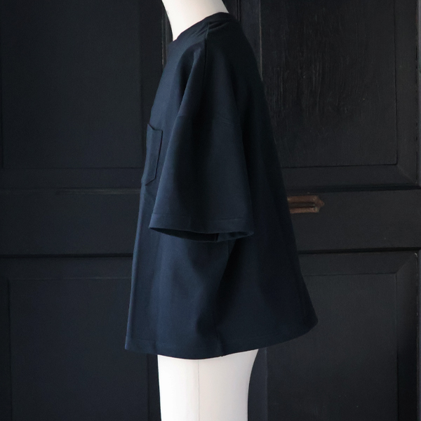 画像9: VORTEX 8オンス（MVS天竺）グラスポケット付き ボクシー クロップドTee【MADE IN JAPAN】『日本製』/ Upscape Audience (9)