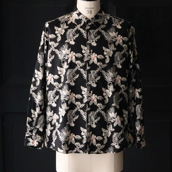 画像22: 日本製 プリントブロード ワンウォッシュ レギュラーカラー 長袖 テーパードシャツ【MADE IN JAPAN】『日本製』/ Upscape Audience (22)