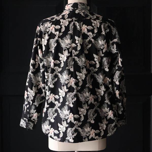 画像24: 日本製 プリントブロード ワンウォッシュ レギュラーカラー 長袖 テーパードシャツ【MADE IN JAPAN】『日本製』/ Upscape Audience (24)