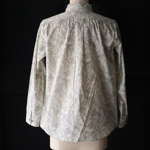 画像8: 日本製 プリントブロード ワンウォッシュ レギュラーカラー 長袖 テーパードシャツ【MADE IN JAPAN】『日本製』/ Upscape Audience (8)