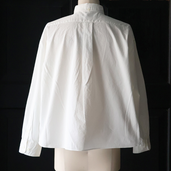 画像13: 「遠州」7オンス チノクロス ボタンダウン ボクシー クロップド 長袖シャツ【MADE IN JAPAN】『日本製』/ Upscape Audience (13)