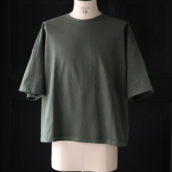 画像2: ピグメント 米綿 (USAコットン) 16/-天竺 ( 8.45オンス) クロップド Tシャツ / Audience (2)