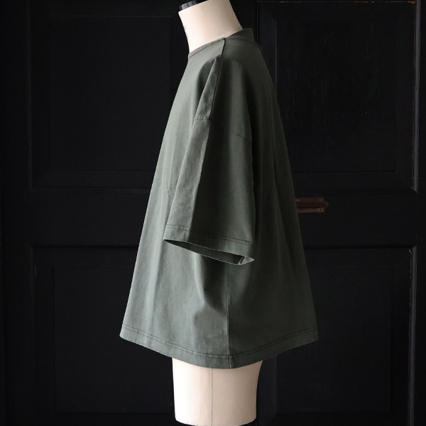 画像3: ピグメント 米綿 (USAコットン) 16/-天竺 ( 8.45オンス) クロップド Tシャツ / Audience (3)