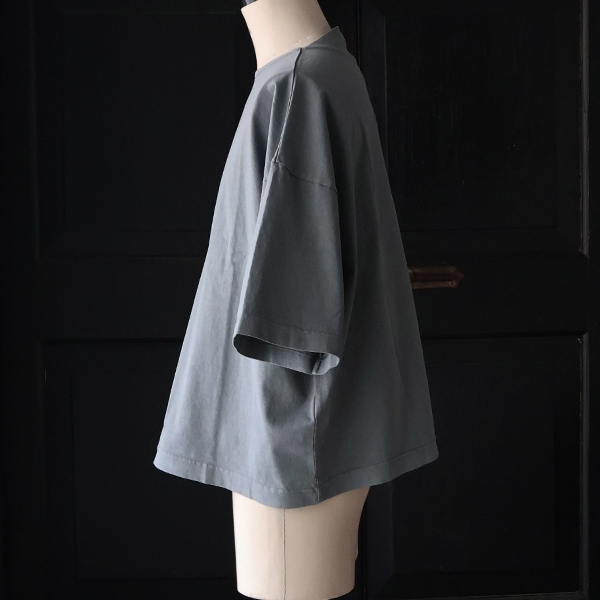 画像5: ピグメント 米綿 (USAコットン) 16/-天竺 ( 8.45オンス) クロップド Tシャツ / Audience (5)