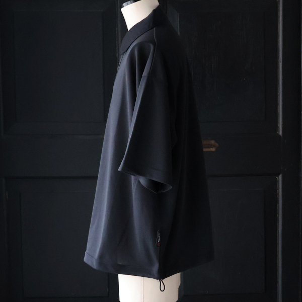 画像3: POLARTEC®(ポーラテック) POWER DRY® (パワードライ) 鹿の子 ドローコード バルーン ポロシャツ【MADE IN JAPAN】『日本製』/ Upscape Audience (3)