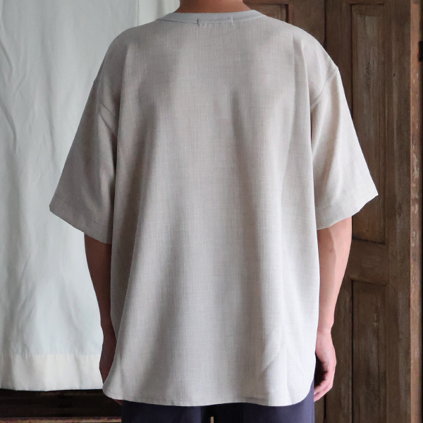 画像11: Reflax（リフラクス）TECH リネンライクキャンバス グラスポケ付き ヘムラウンド ハーフスリーブ POシャツ【MADE IN JAPAN】『日本製』/ Upscape Audience (11)