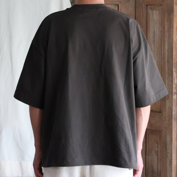 画像7: VORTEX 8オンス (MVS天竺) グラスポケ付 ハーフスリーブ ドローコード 2WAY Tシャツ【MADE IN JAPAN】『日本製』/ Upscape Audience (7)