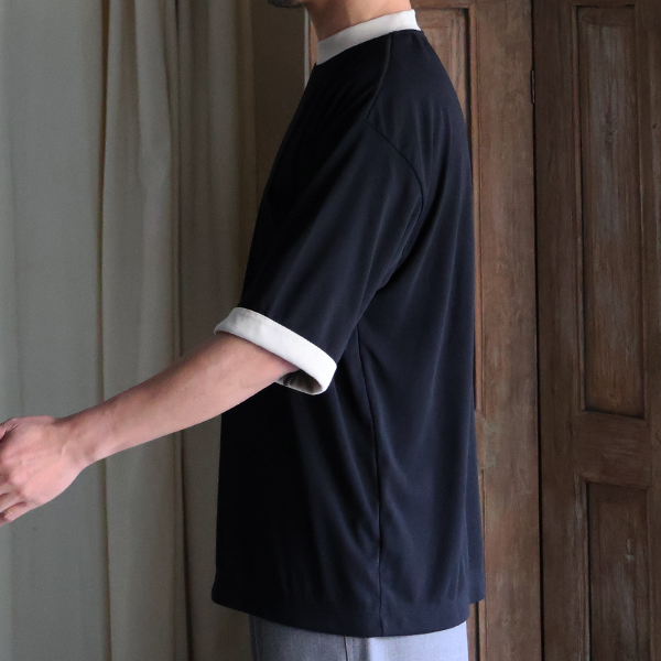 画像8: 「和歌山」吸水速乾・UVカット「多機能TECH」コットンライク VORTEX® 8オンス(MVSニット) クルーネック リンガー  ニットソー【MADE IN JAPAN】『日本製』/ Upscape Audience (8)