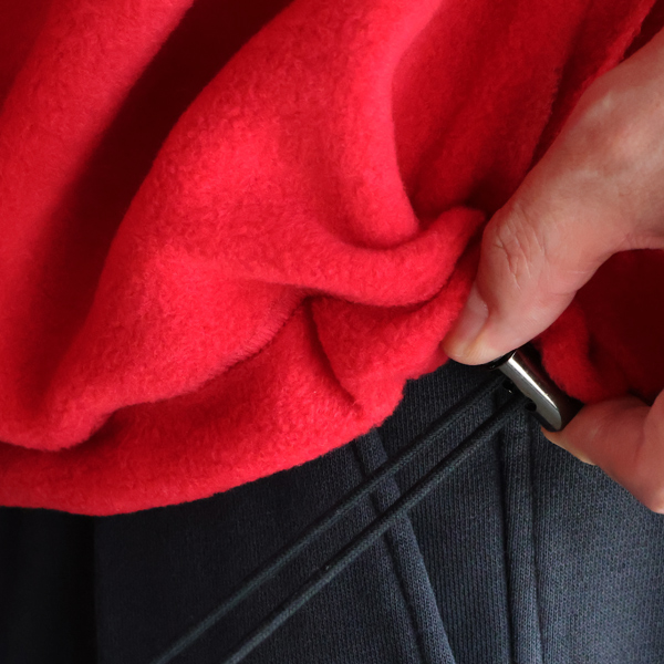画像8: アンチピリング フリース ミリタリースリーブ フィンガーホール付き クルーネック プルオーバー【MADE IN JAPAN】『日本製』/ Upscape Audience (8)