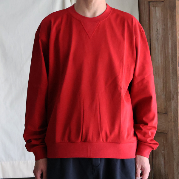 画像3: VORTEX® 8オンス (MVS天竺) スウェットライク Vガゼット バルーン 長袖 Tシャツ【MADE IN JAPAN】『日本製』/ Upscape Audience (3)