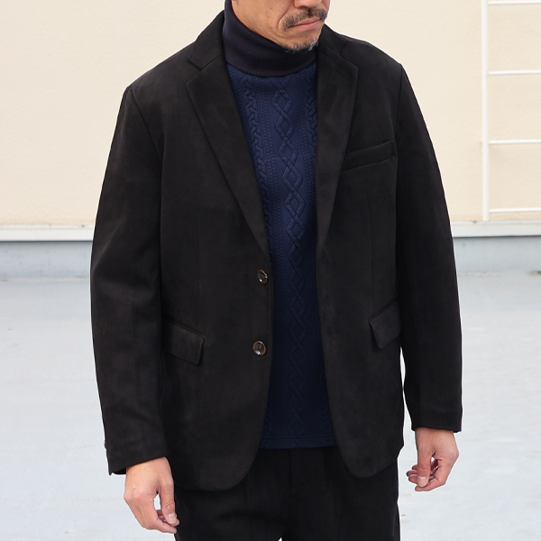 画像2: 【RE PRICE / 価格改定】ダンボールスエード 2B テーラードジャケット / Audience (2)