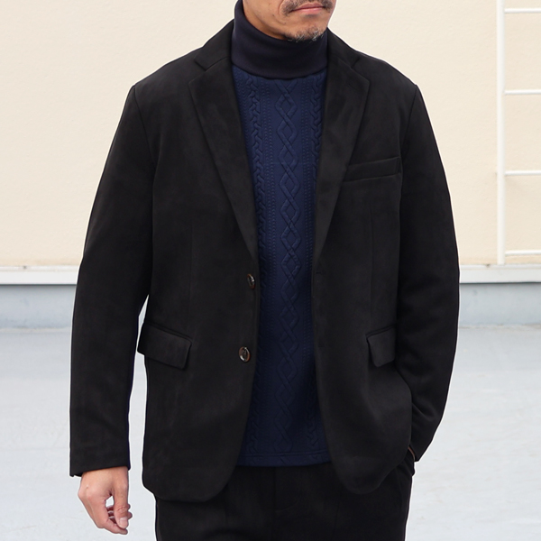 画像3: 【RE PRICE / 価格改定】ダンボールスエード 2B テーラードジャケット / Audience (3)