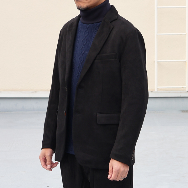 画像4: 【RE PRICE / 価格改定】ダンボールスエード 2B テーラードジャケット / Audience (4)