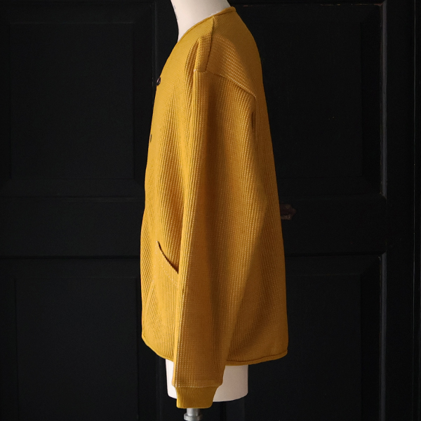 画像3: ウールビッグワッフル ARMY カーディガン【MADE IN JAPAN】『日本製』 / Upscape Audience (3)